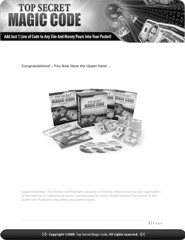 Product picture Top Secret Magic Code